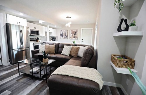 Southeast Calgary Condo | Mahogany Lakefront 2BR Walkout | Trails & Privacy