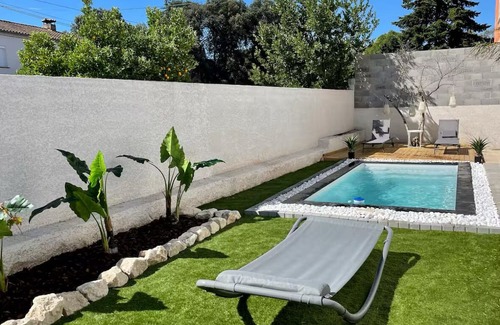 Boisseron House | Charming, QUIET ground floor villa with private pool