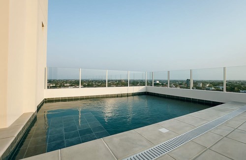 Asuncion Apartment | Area Green: Modern apartment with swimming pool, gym and barbecue area