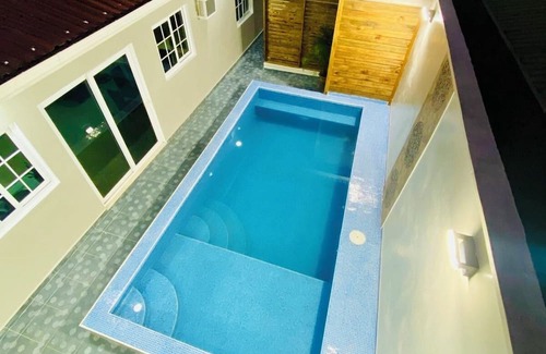 Tela House | Charming 3-bedroom pool house with AC, WiFi in enchanting Tela