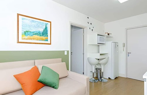 Reboucas Apartment | 1Q Complete Near Pequeno Príncipe, Very Stylish.