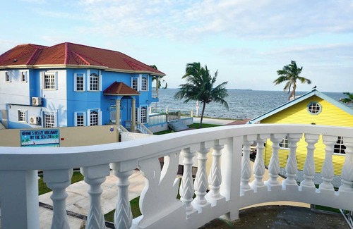 Belize City Apartment | See Belize SEABREEZE Sea View Studio with Balcony, Pool & Overwater Deck, 2nd FL
