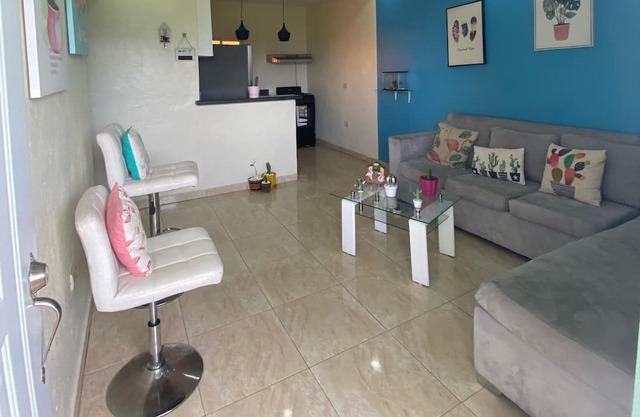 Furnished and comfortable apartment. It is located in a central part