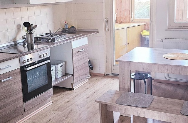 Fitters' apartment with 4 bedrooms for up to 7 people
