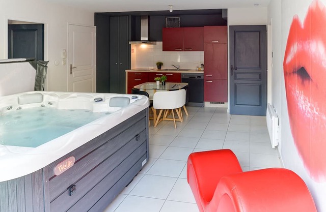 Historic center of Clisson with indoor spa