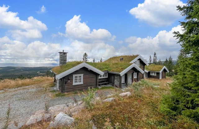Beautiful home in Lillehammer with house a mountain view