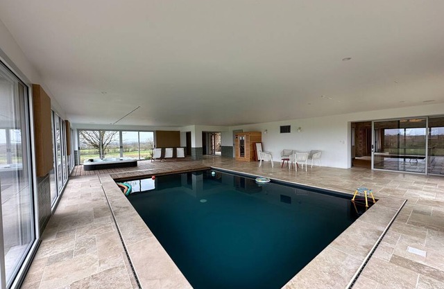 Beautiful villa with wellness views