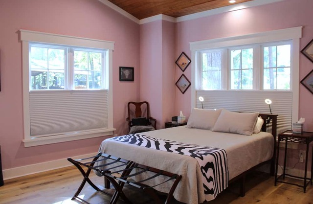 Peaceful Studio Style Home with Accessible Features, Wood Burning Fireplace
