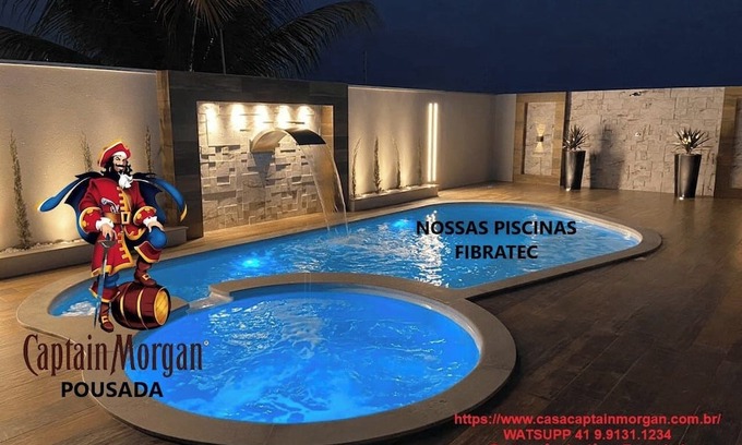 Pontal do Sul Apartment | Pousada Capitão Morgan Pontal do Sul with Swimming Pool. Near Isla Honey Moon
