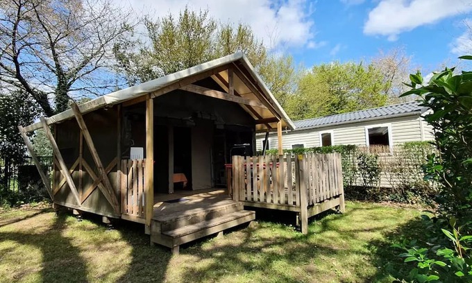 Nort-sur-Erdre House | Camping du Port Mulon * - SAFARI CABIN - 4 PEOPLE MAX - WITHOUT SANITARY 4 people