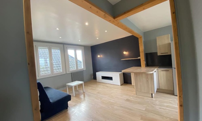 Franqueville-Saint-Pierre House | Appartement Lumineux Dans Maison Avec Garage Jusque 7 Couchages