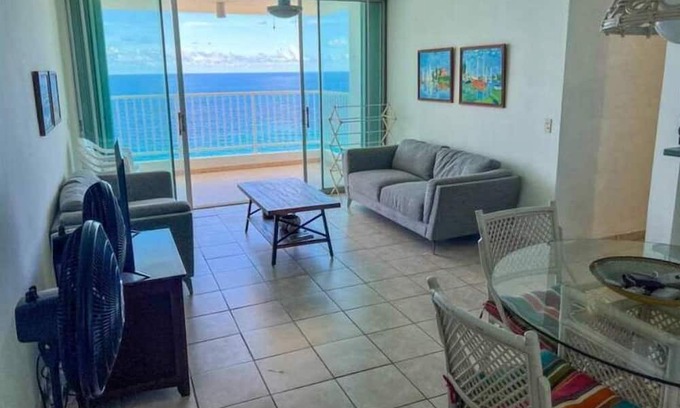La Pared House | 15th Floor Beachfront 2 Bedroom Condo with Pool & Ocean View at Sandy Hills