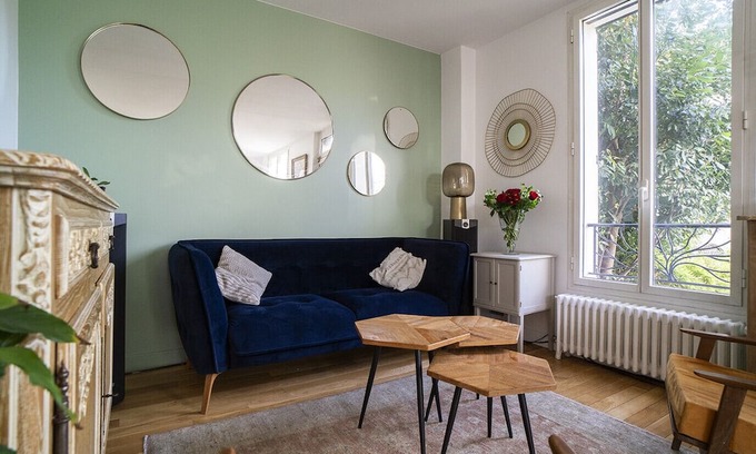 Bagnolet House | Spacious cozy house with balcony and garden
