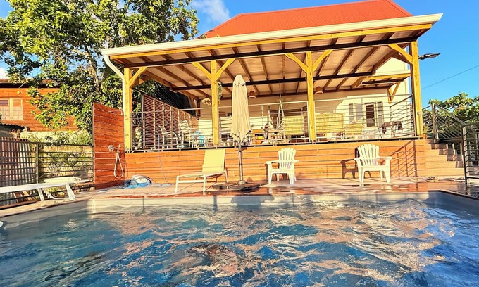 Fort-de-France Villa | Villa Mamina T4 Piscine Boulodrome Rooftop