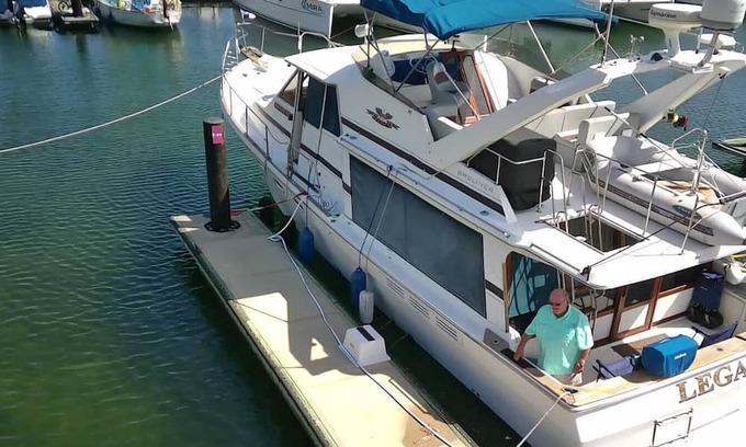 Fort Sherman Boat Rental | 2-bedroom yacht in Shelter Bay Marina with pool, fitness room, AC on board.