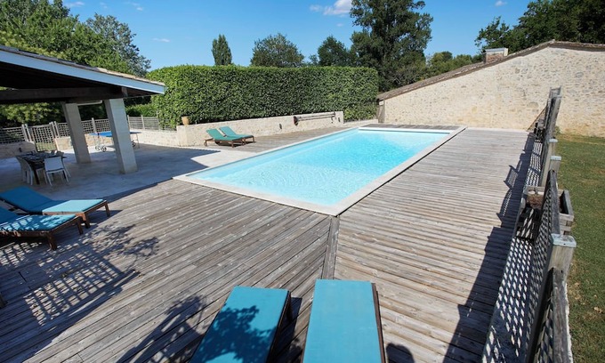 Guillac House | 2-bedroom with pool near Saint Emilion