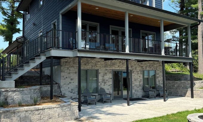 Shawano House | Charming new lake house with beautiful views. Pier for swimming and fishing.